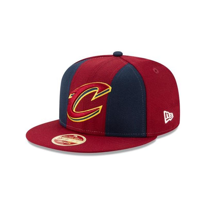 NBA Cleveland Cavaliers Paneled Team Pick 9Fifty Snapback (DCV2452) - Red New Era Caps